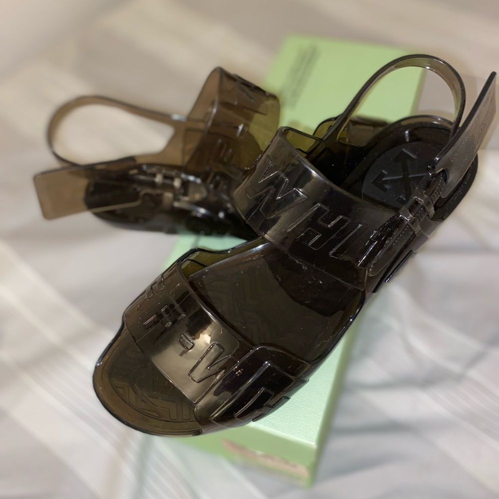 OFF-WHITE C/O VIRGIL ABLOH
Women's Black Polyvinyl Sandal - Picture 4 of 8